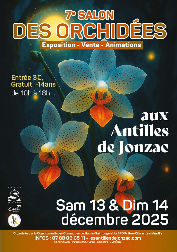 7eme salon des orchidees jonzac