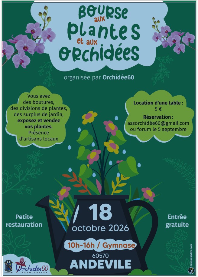 Affiche bourse aux plantes